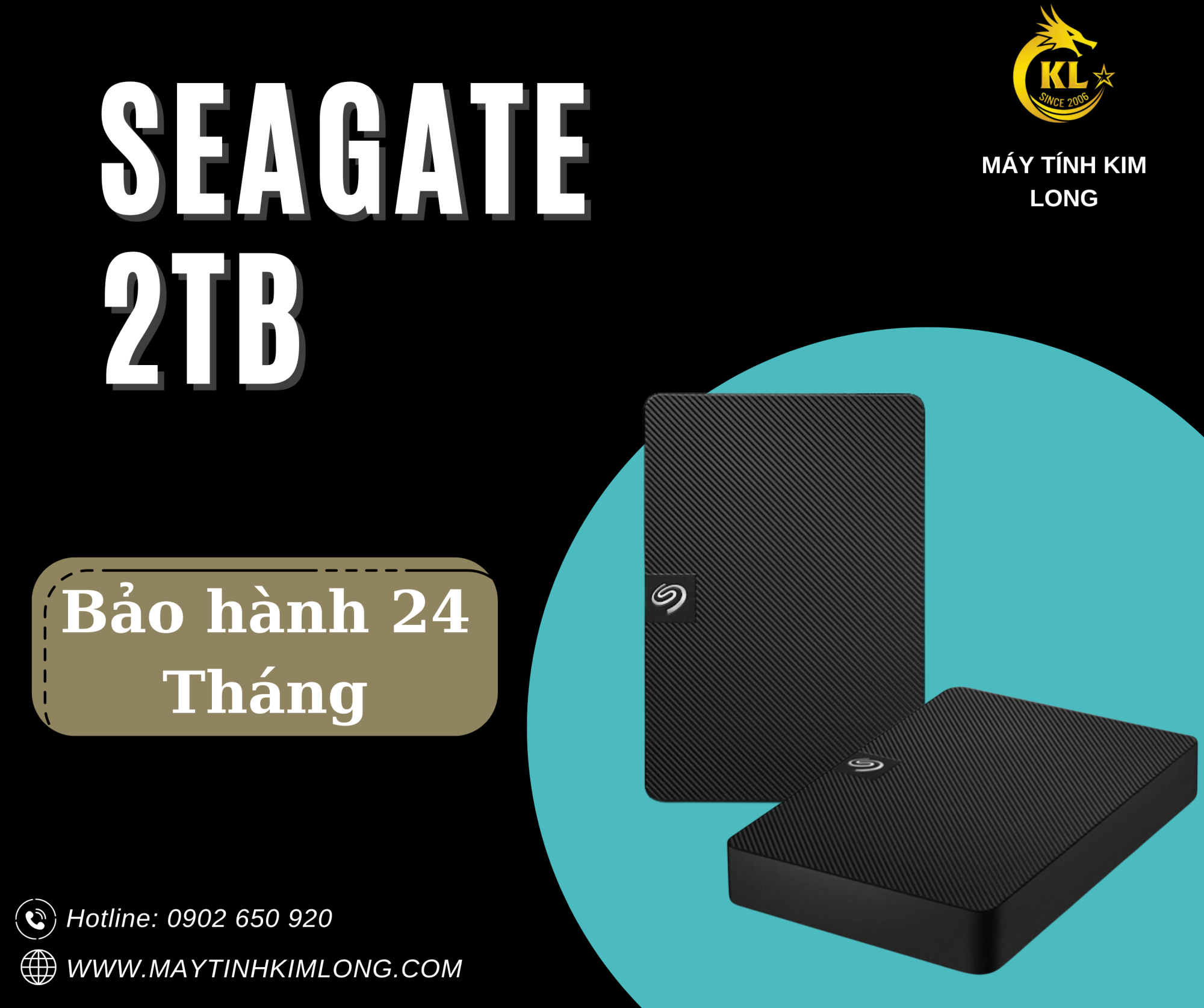 Ổ Cứng Di Động HDD Seagate Expansion Portable 2TB 2.5 USB 3.0
